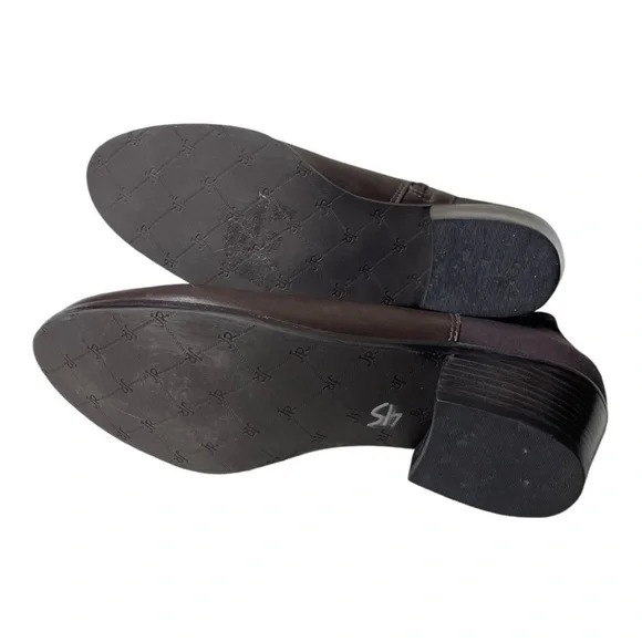 Jack Rogers Women’s Bailee Brown Leather Ankle Boots - Picture 8 of 11